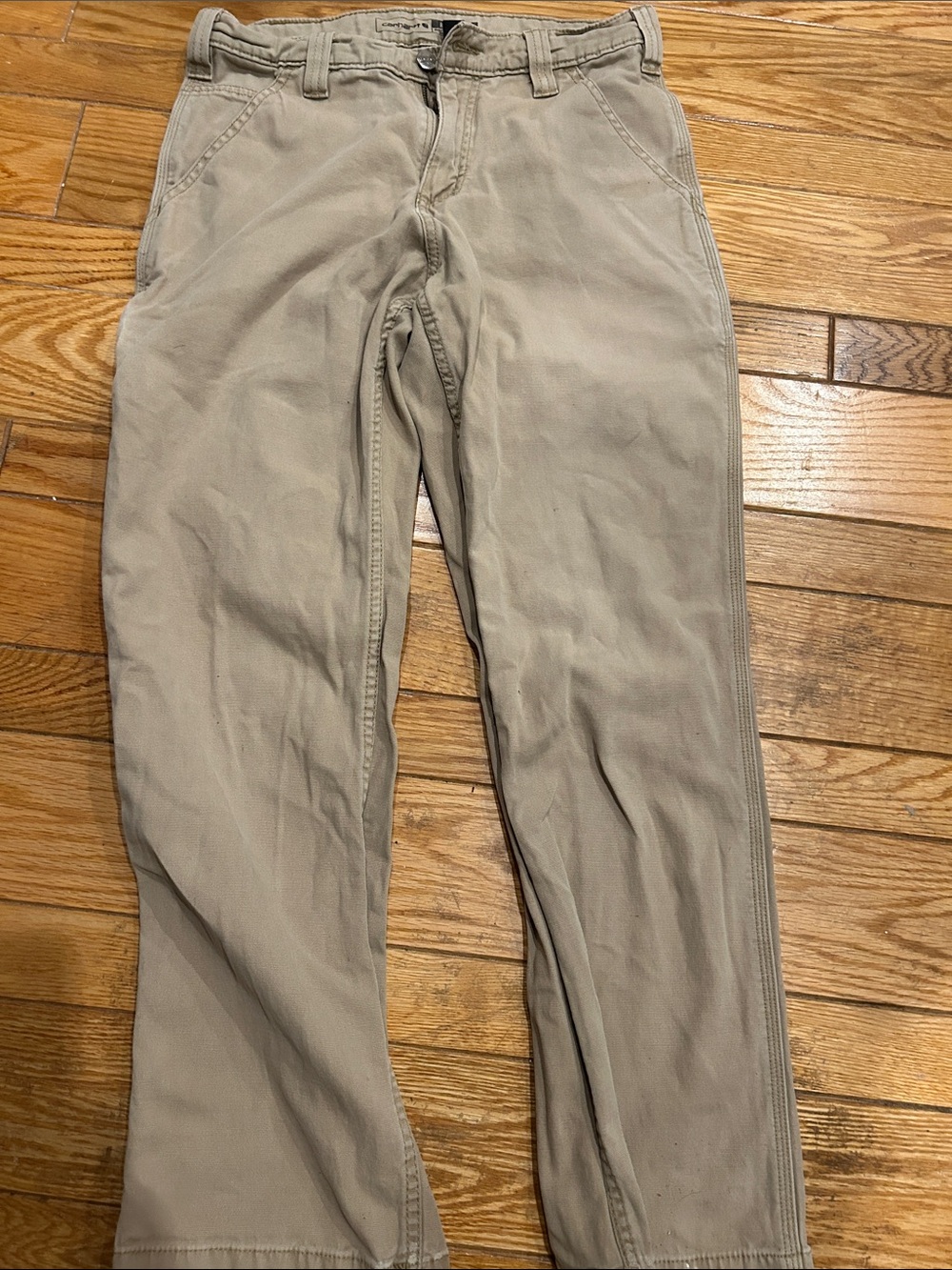 Carhartt Tan Straight-Leg Chinos